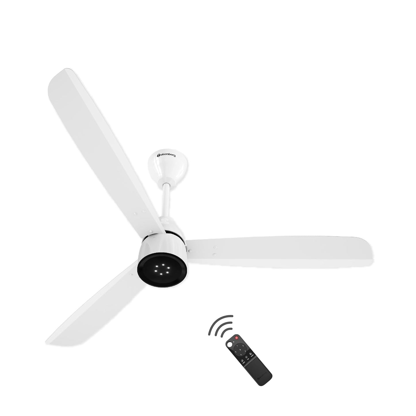 atomberg Renesa Enzel 1200mm BLDC Motor 5 Star Rated Sleek Ceiling Fans with Remote | Upto 65% Energy Saving | 1+1 Year Warranty