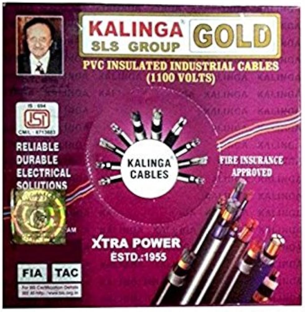 Kalinga Gold Single Core Flame Retardant House Cable, 90 Meter