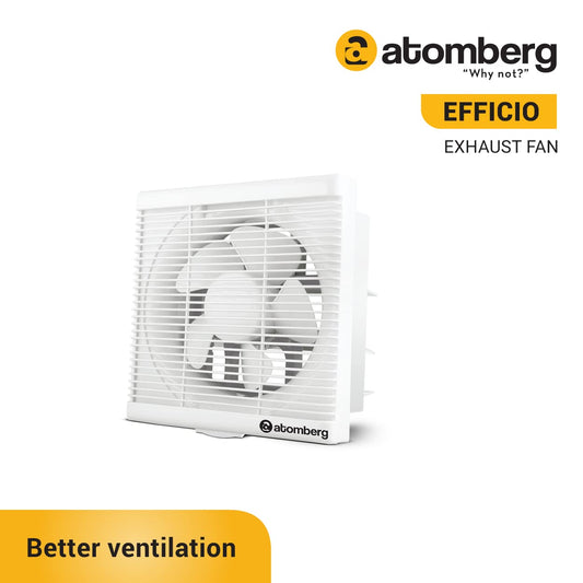 atomberg Efficio Exhaust Fan (250mm) with BLDC Motor | Easy to Clean | 1+1 Year Warranty