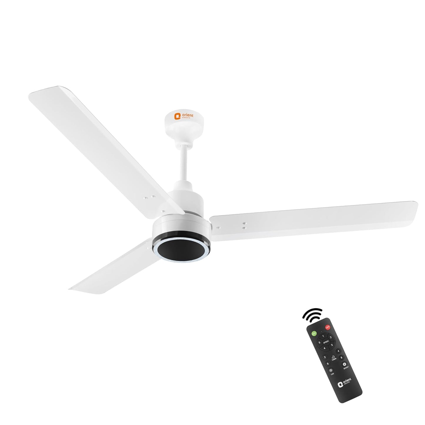 Orient Electric Zeno 1200mm BLDC Ceiling Fan with Remote | BEE 5-star rated Energy Saving Fan | 3-year warranty by Orient