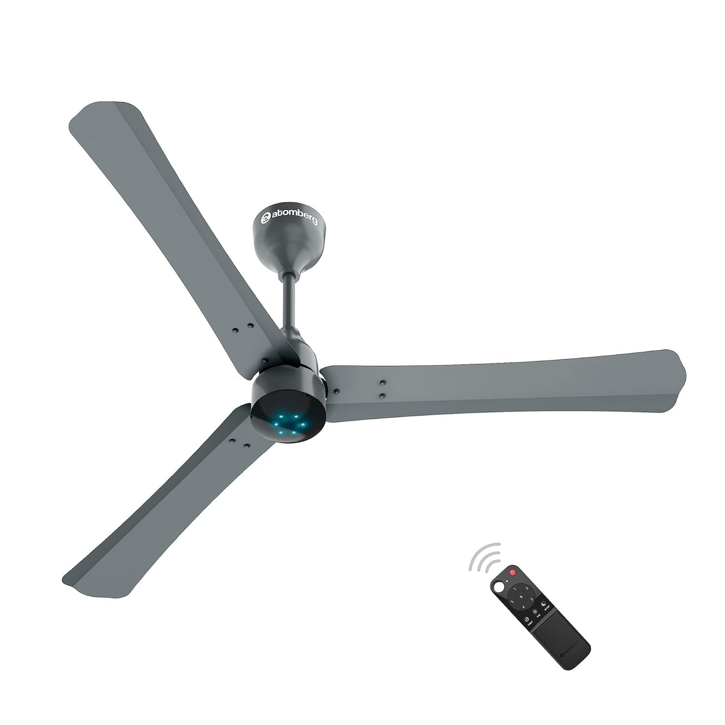 atomberg Renesa+ 1200mm BLDC Ceiling Fan with Remote for High Air Delivery and Energy Savings