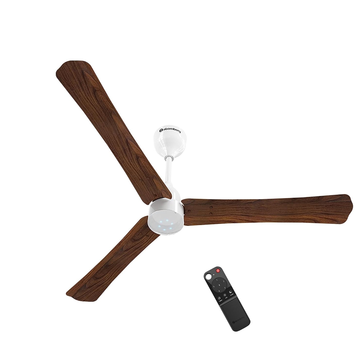 atomberg Renesa+ 1200mm BLDC Ceiling Fan with Remote for High Air Delivery and Energy Savings