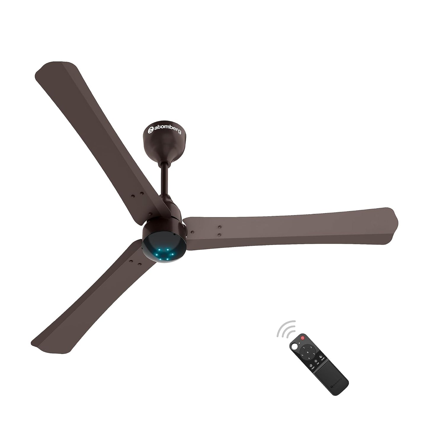 atomberg Renesa+ 1200mm BLDC Ceiling Fan with Remote for High Air Delivery and Energy Savings