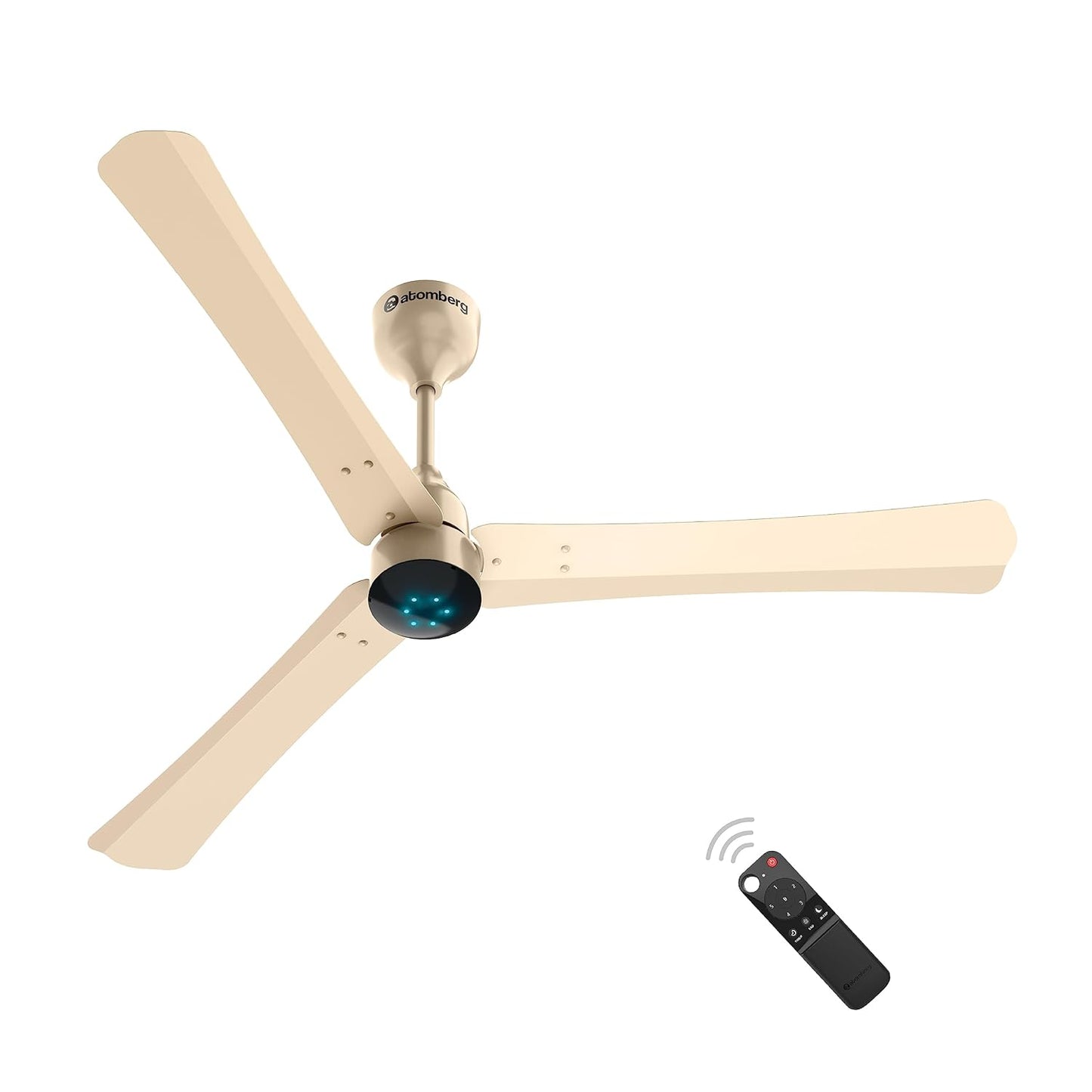 atomberg Renesa+ 1200mm BLDC Ceiling Fan with Remote for High Air Delivery and Energy Savings