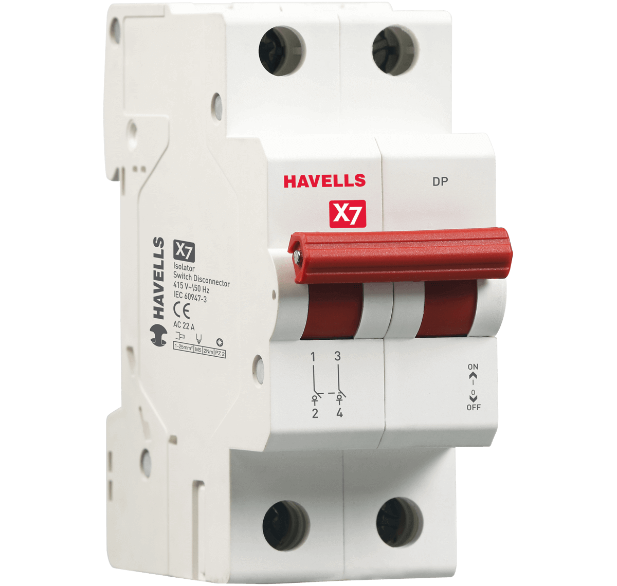 Havells X7 Isolator DP MCB