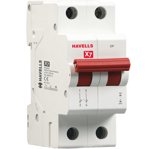 Havells X7 Isolator DP MCB