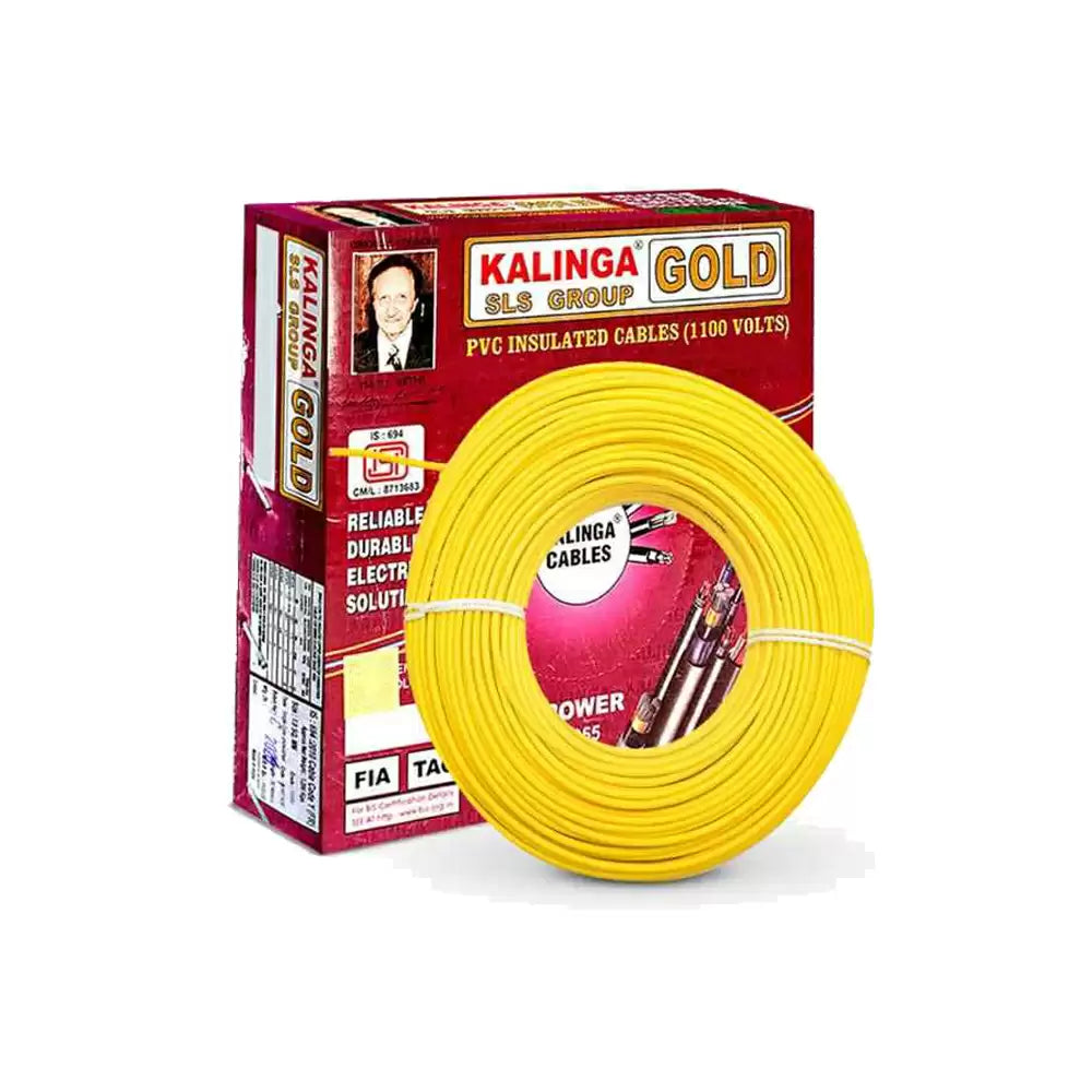 Kalinga Gold Single Core Flame Retardant House Cable, 90 Meter