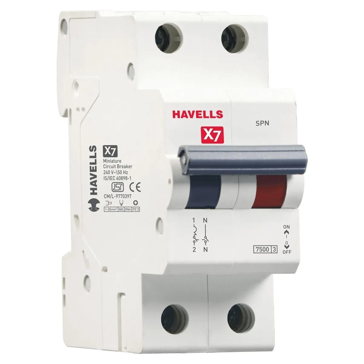 Havells X7 SPN MCB