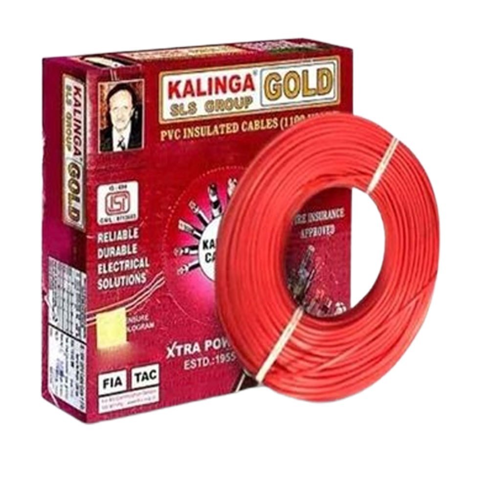 Kalinga Gold Single Core Flame Retardant House Cable, 90 Meter