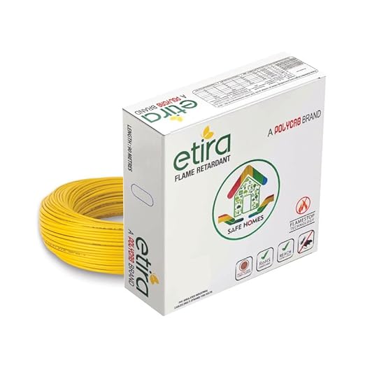 Polycab ETIRA Flame Retardant House Wire PVC Insulated Copper Cable Electric Wire